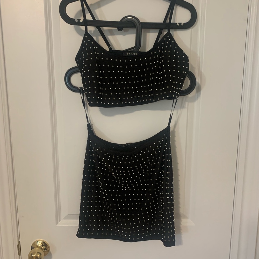 Black pearl two piece set in medium
